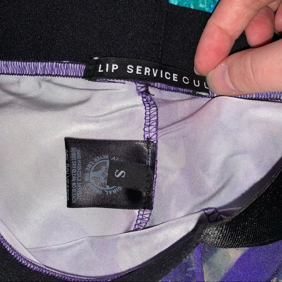 NEW Crystals Quartz Amethyst Gemstone Print Leggings - Picture 5 of 5